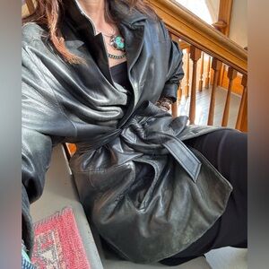 Wilson's‎ Black Leather Jacket Thinsulate Sz XL